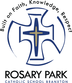 BRANXTON Rosary Park Catholic School Crest