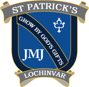 LOCHINVAR St Patrick's Primary School Crest