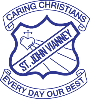 MORISSET St John Vianney Primary School Crest