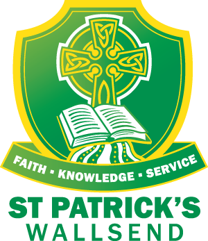 WALLSEND St Patrick's Primary School Crest