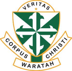 WARATAH Corpus Christi Primary School Crest